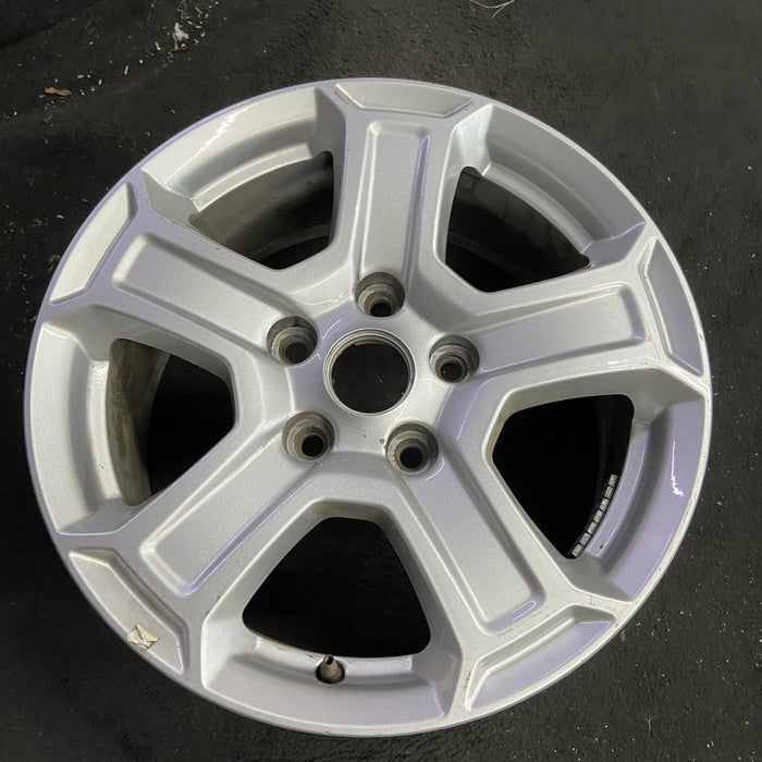 17" WRANGLER 18 VIN X , 17x7.5, , aluminum, straight spoke, w/recessed outer - Side Profile