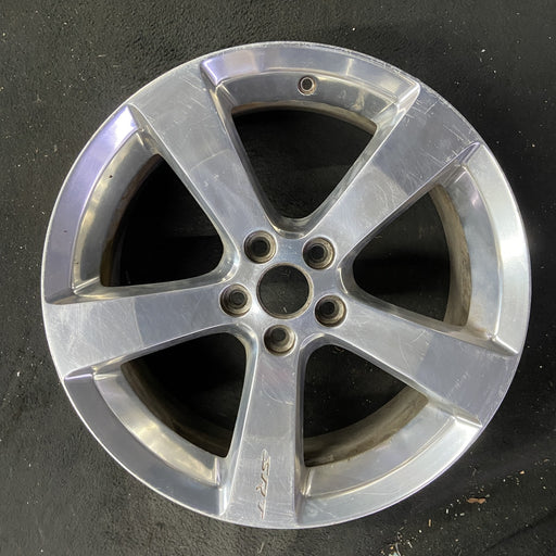 19" CALIBER 07-09 19x7.5 , polished Original OEM Wheel Rim - Angle View