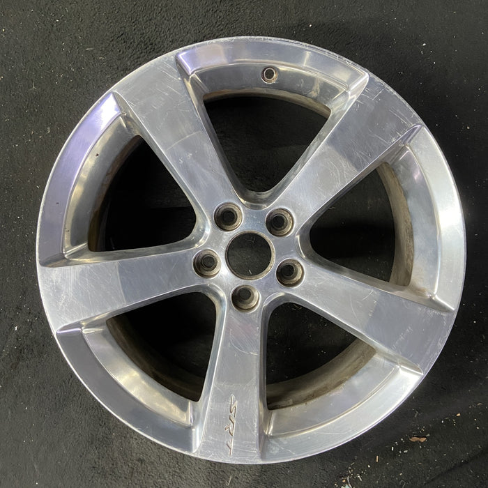 19" CALIBER 07-09 19x7.5 , polished Original OEM Wheel Rim - Angle View