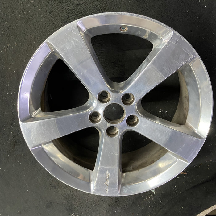 19" CALIBER 07-09 19x7.5 , polished Original OEM Wheel Rim - Side Profile