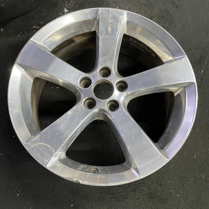 19" CALIBER 07-09 19x7.5 , polished Original OEM Wheel Rim - Side Profile