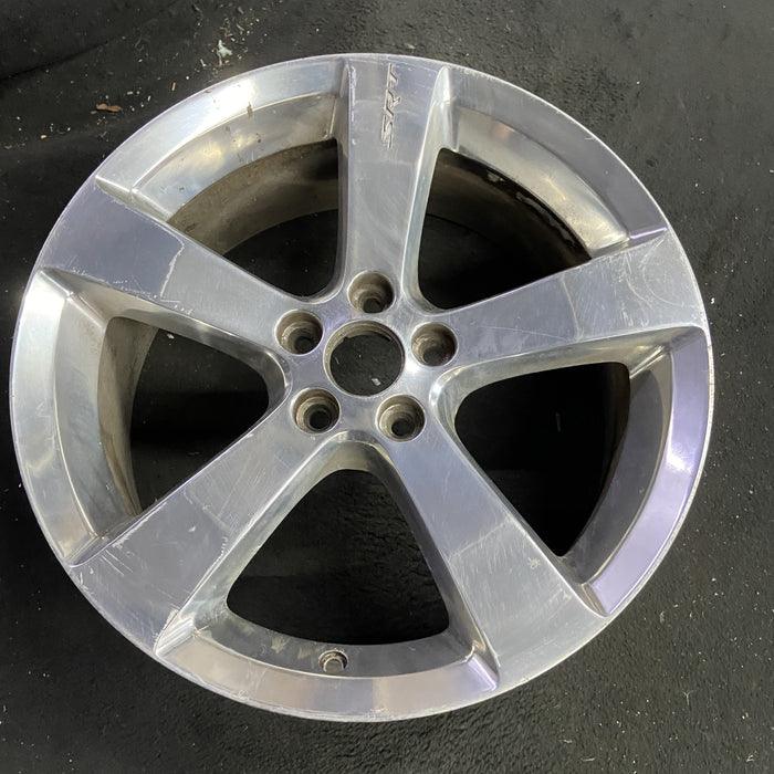 19" CALIBER 07-09 19x7.5 , polished Original OEM Wheel Rim - Side Profile