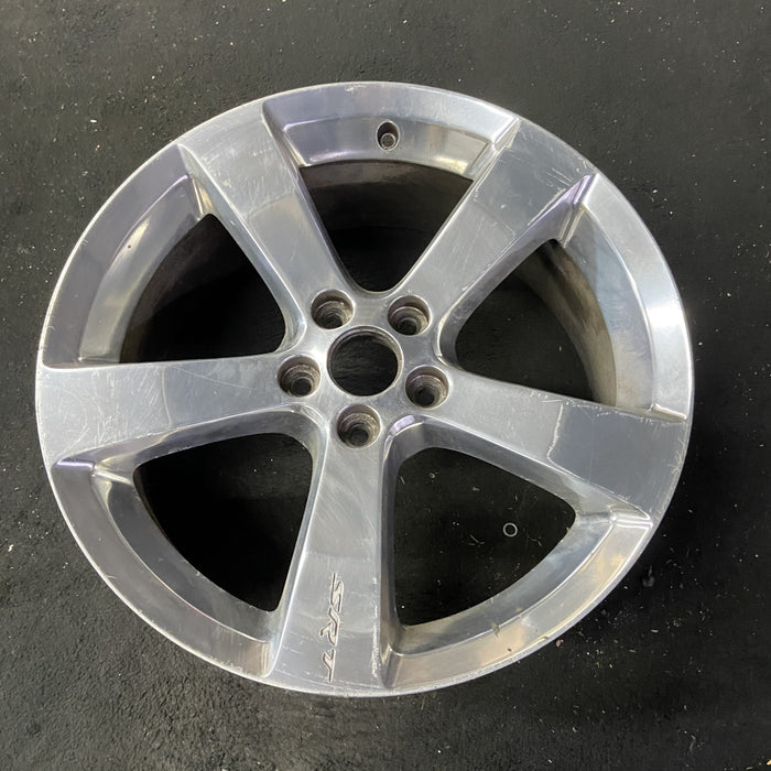 19" CALIBER 07-09 19x7.5 , polished Original OEM Wheel Rim - Close-Up Detail
