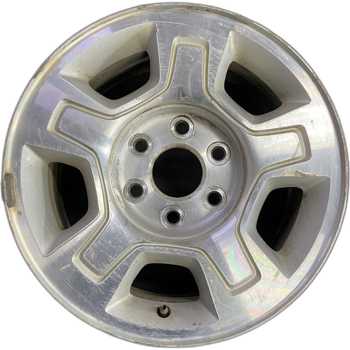 17" AVALANCHE 1500 07-10 17x7.5", aluminum, , pentastar groove that connects all spokes Original OEM Wheel Rim