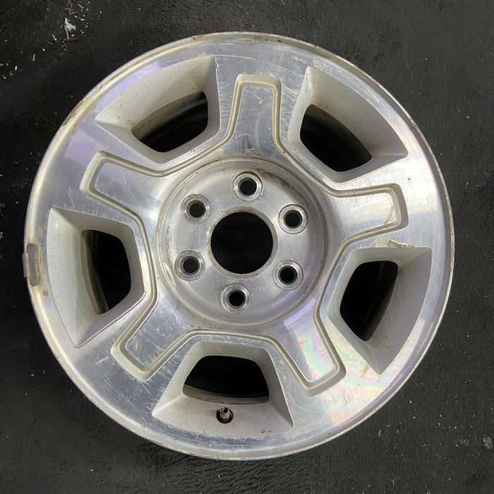 17" AVALANCHE 1500 07-10 17x7.5", aluminum, , pentastar groove that connects all spokes Original OEM Wheel Rim