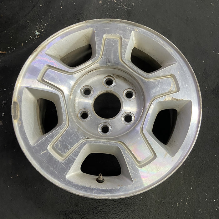 17" AVALANCHE 1500 07-10 17x7.5", aluminum, , pentastar groove that connects all spokes Original OEM Wheel Rim