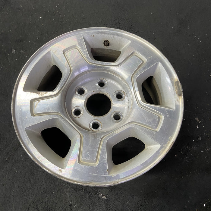 17" AVALANCHE 1500 07-10 17x7.5", aluminum, , pentastar groove that connects all spokes Original OEM Wheel Rim