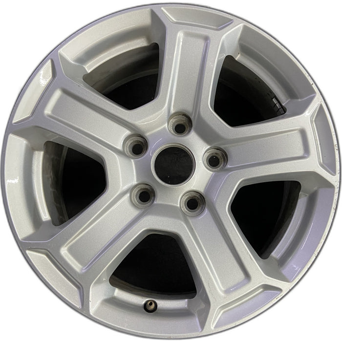17" WRANGLER 18 VIN X , 17x7.5, , aluminum, straight spoke, w/recessed outer - Front View