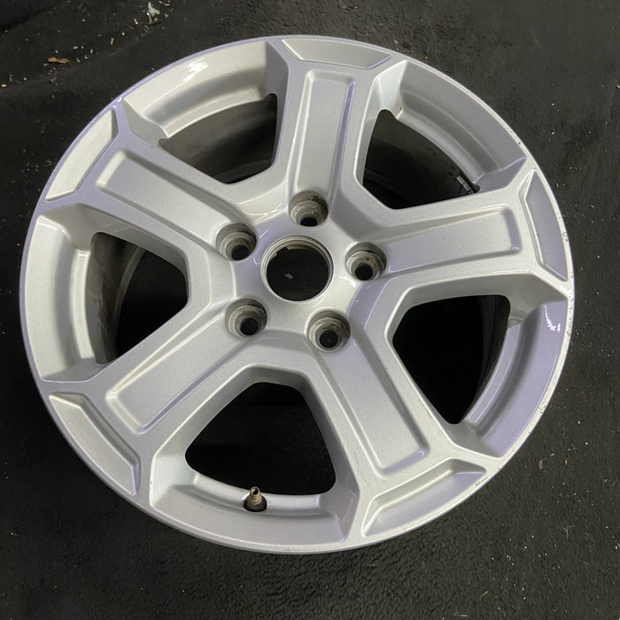 17" WRANGLER 18 VIN X , 17x7.5, , aluminum, straight spoke, w/recessed outer - Side Profile