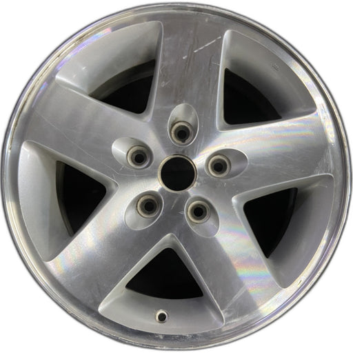 17" WRANGLER 07-08 17x7.5, machined finish Original OEM Wheel Rim - Front View