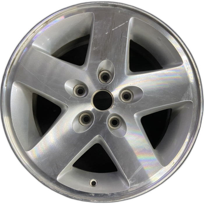 17" WRANGLER 07-08 17x7.5, machined finish Original OEM Wheel Rim - Front View