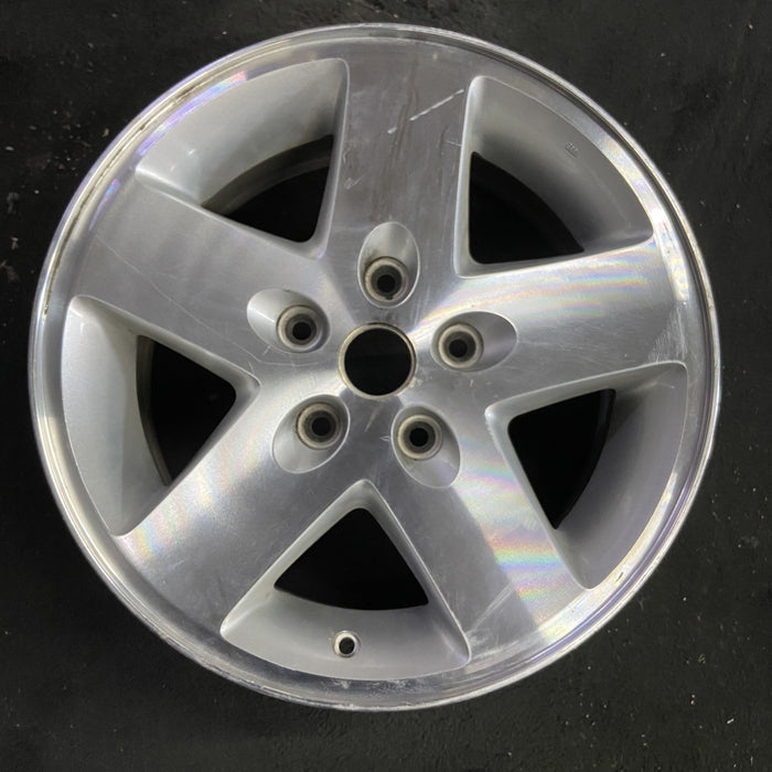 17" WRANGLER 07-08 17x7.5, machined finish Original OEM Wheel Rim - Angle View