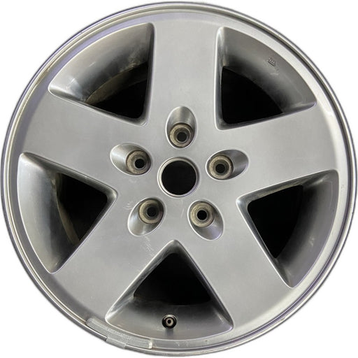 17" WRANGLER 07-08 17x7.5 silver Original OEM Wheel Rim - Front View