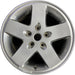 17" WRANGLER 07-08 17x7.5 silver Original OEM Wheel Rim - Front View