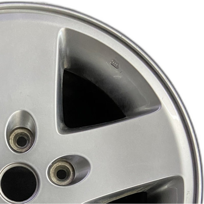 17" WRANGLER 07-08 17x7.5 silver Original OEM Wheel Rim - Side Profile