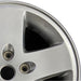 17" WRANGLER 07-08 17x7.5 silver Original OEM Wheel Rim - Side Profile