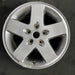 17" WRANGLER 07-08 17x7.5, silver Original OEM Wheel Rim - Angle View
