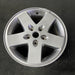 17" WRANGLER 07-08 17x7.5, silver Original OEM Wheel Rim - Close-Up Detail