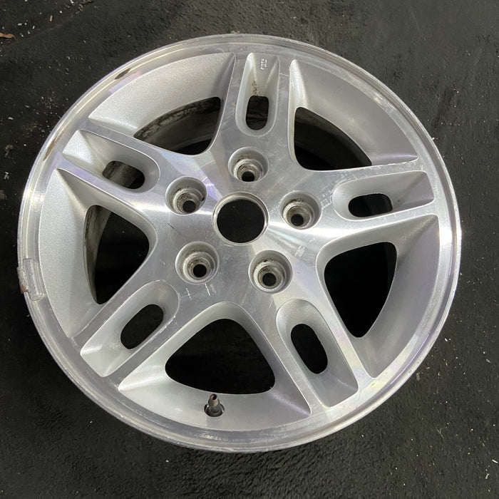 16" GRAND CHEROKEE 99-00 16x7, aluminum, 5 large triangular holes Original OEM Wheel Rim