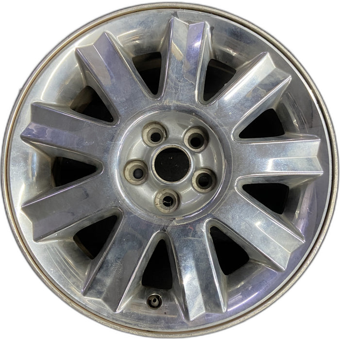 16" SEBRING 04-05 Conv, 16x6.5 , 9 spoke , chrome Original OEM Wheel Rim - Front View