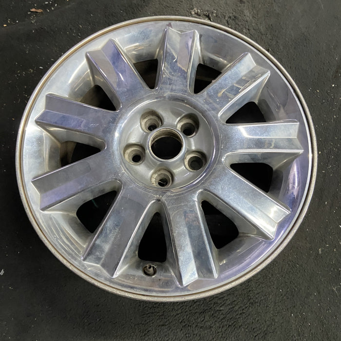 16" SEBRING 04-05 Conv, 16x6.5 , 9 spoke , chrome Original OEM Wheel Rim - Side Profile