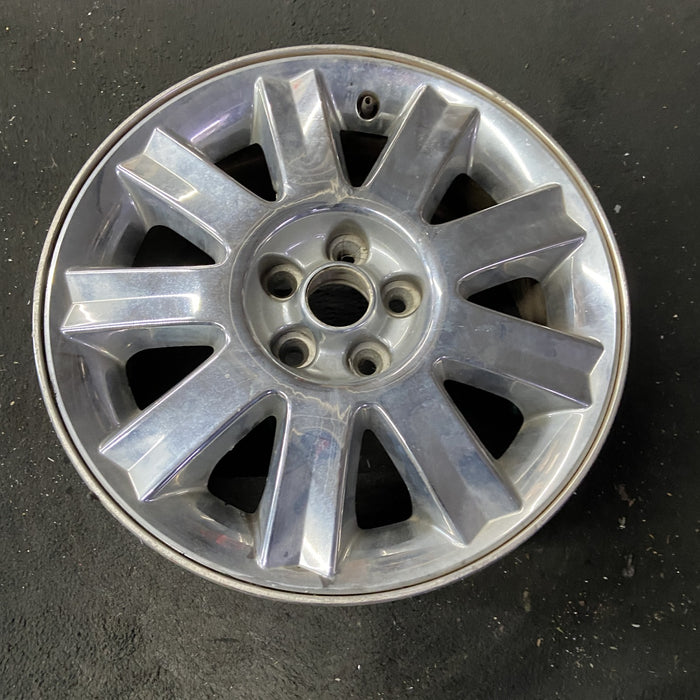 16" SEBRING 04-05 Conv, 16x6.5 , 9 spoke , chrome Original OEM Wheel Rim - Close-Up Detail