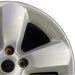 20" DODGE 1500 PICKUP 14-18 20x8 natural opt WHE Original OEM Wheel Rim - Side Profile