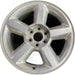 20" AVALANCHE 1500 07 20x8.5, 5 spoke, covered lug nuts, w/o groove in spoke; - Front View