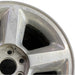 20" AVALANCHE 1500 07 20x8.5 5 spoke covered lug nuts w/o groove in spoke; - Side Profile