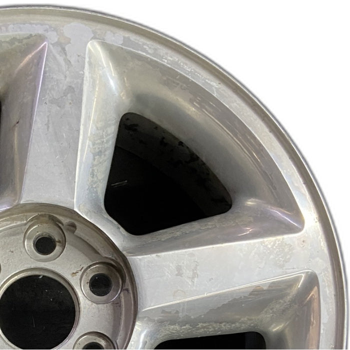 20" AVALANCHE 1500 07 20x8.5 5 spoke covered lug nuts w/o groove in spoke; - Side Profile