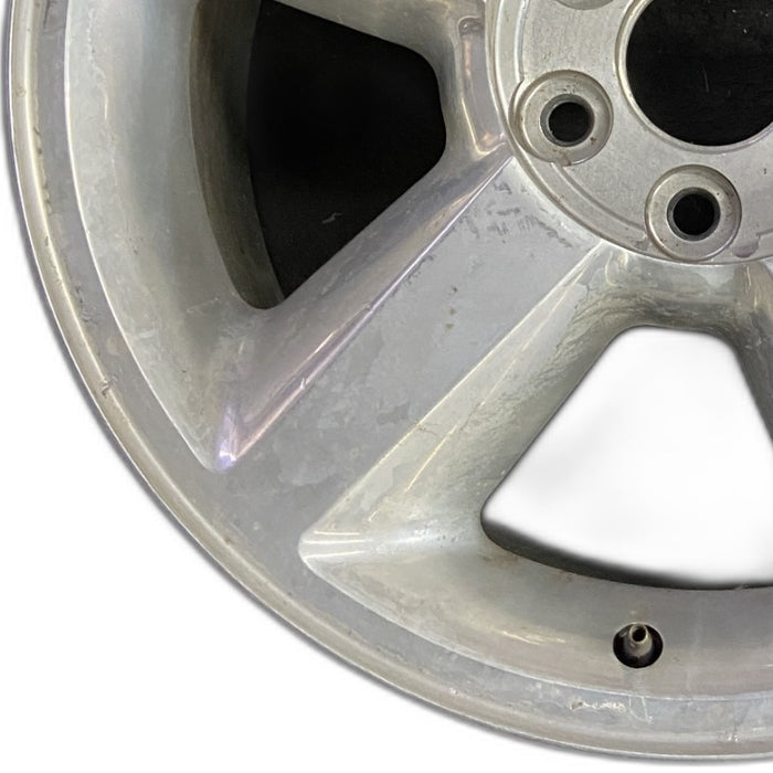 20" AVALANCHE 1500 07 20x8.5 5 spoke covered lug nuts w/o groove in spoke; - Back View