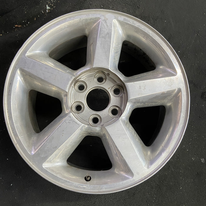 20" AVALANCHE 1500 07 20x8.5, 5 spoke, covered lug nuts, w/o groove in spoke; - Angle View