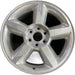 20" AVALANCHE 1500 07 20x8.5, 5 spoke, covered lug nuts, w/o groove in spoke; - Front View