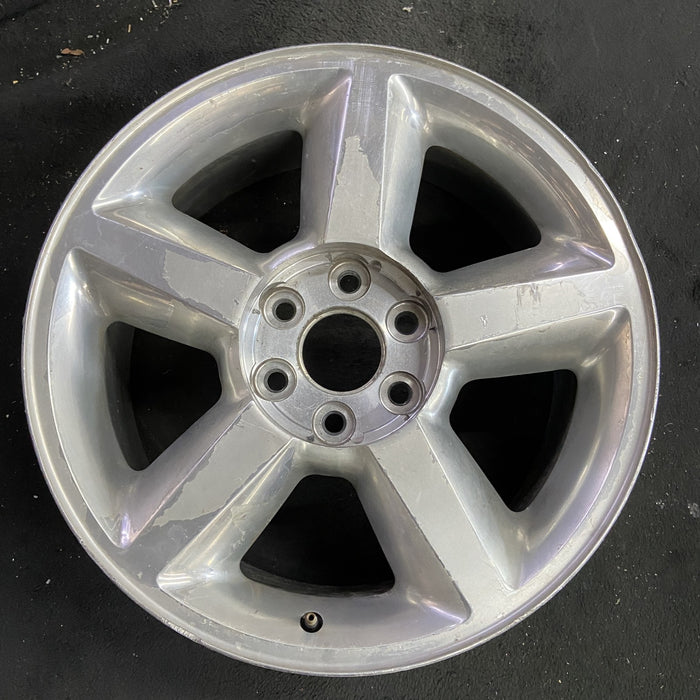 20" AVALANCHE 1500 07 20x8.5, 5 spoke, covered lug nuts, w/o groove in spoke; - Angle View