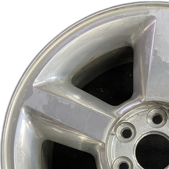 20" AVALANCHE 1500 07 20x8.5 5 spoke covered lug nuts w/o groove in spoke; - Angle View