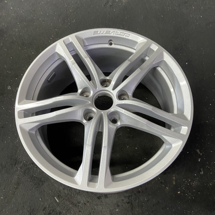18" CORVETTE 16-19 front, 18x8.5, silver Original OEM Wheel Rim