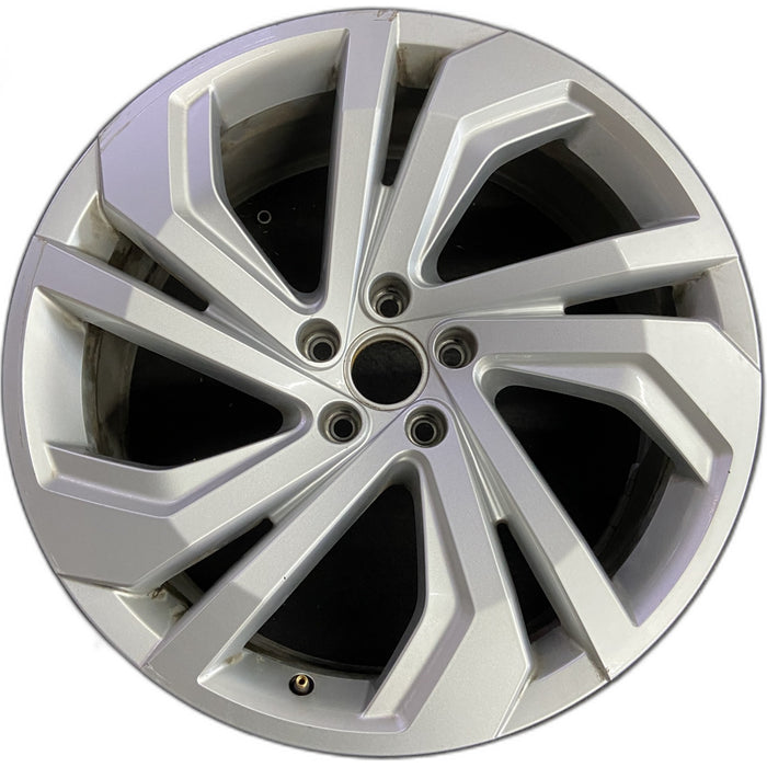 20" ATLAS 21-22 20x8, 5 spoke, V spoke, silver Original OEM Wheel Rim - Front View