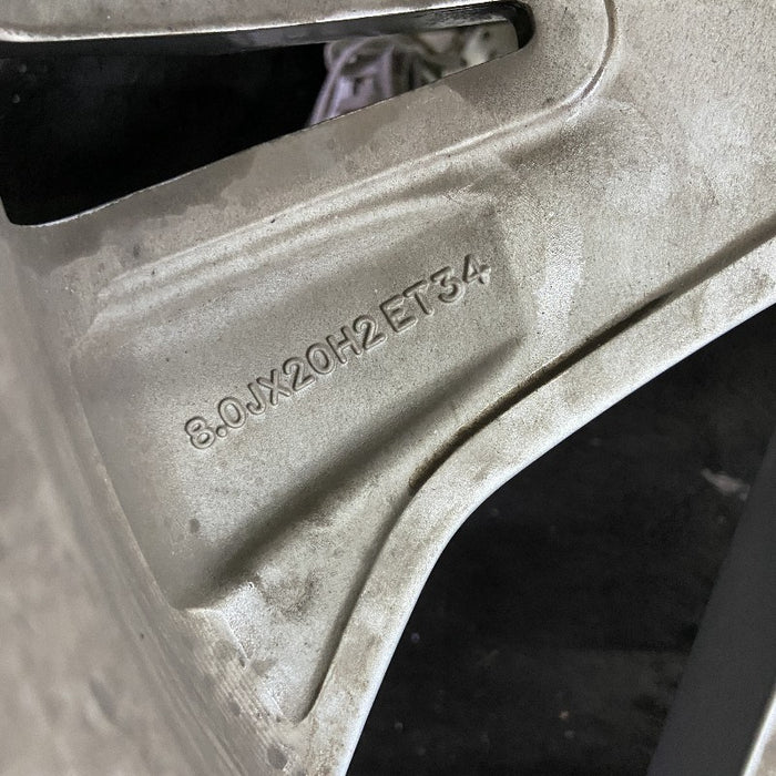 20" ATLAS 21-22 20x8 5 spoke V spoke silver Original OEM Wheel Rim