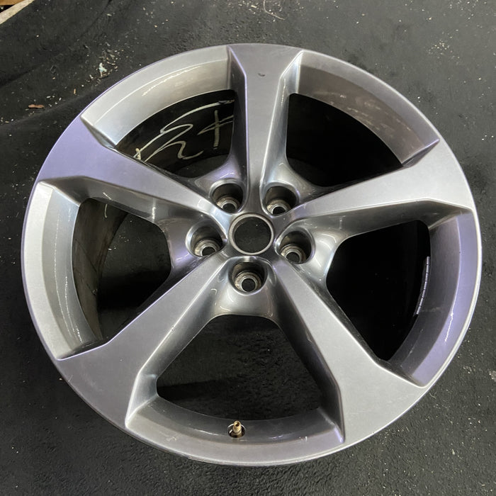 20" CAMARO 13-14 20x9 , , silver, opt R42, midnight silver Original OEM Wheel - Side Profile