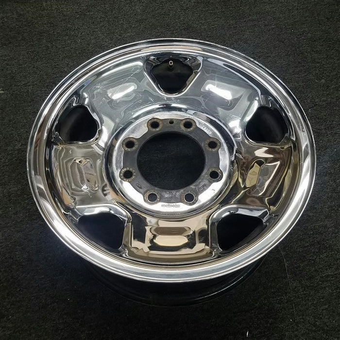 17" FORD F250SD PICKUP 05-07 17x7.5 , 5 spoke, steel, chrome clad Original OEM Wheel Rim