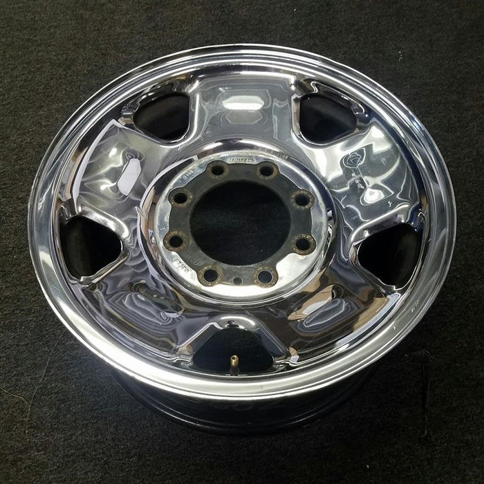17" FORD F250SD PICKUP 05-07 17x7.5 , 5 spoke, steel, chrome clad Original OEM Wheel Rim
