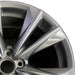 19" LEXUS ES250 21 19x8 alloy 5 split spoke silver smoked Original OEM Wheel Rim - Side Profile