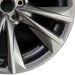 19" LEXUS ES250 21 19x8 alloy 5 split spoke silver smoked Original OEM Wheel Rim - Close-Up Detail