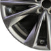 19" LEXUS ES250 21 19x8 alloy 5 split spoke silver smoked Original OEM Wheel Rim - Back View