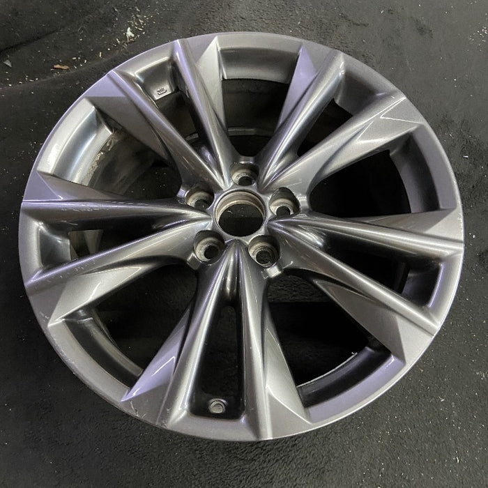 19" LEXUS ES250 21 19x8 alloy 5 split spoke silver smoked Original OEM Wheel Rim - View 7