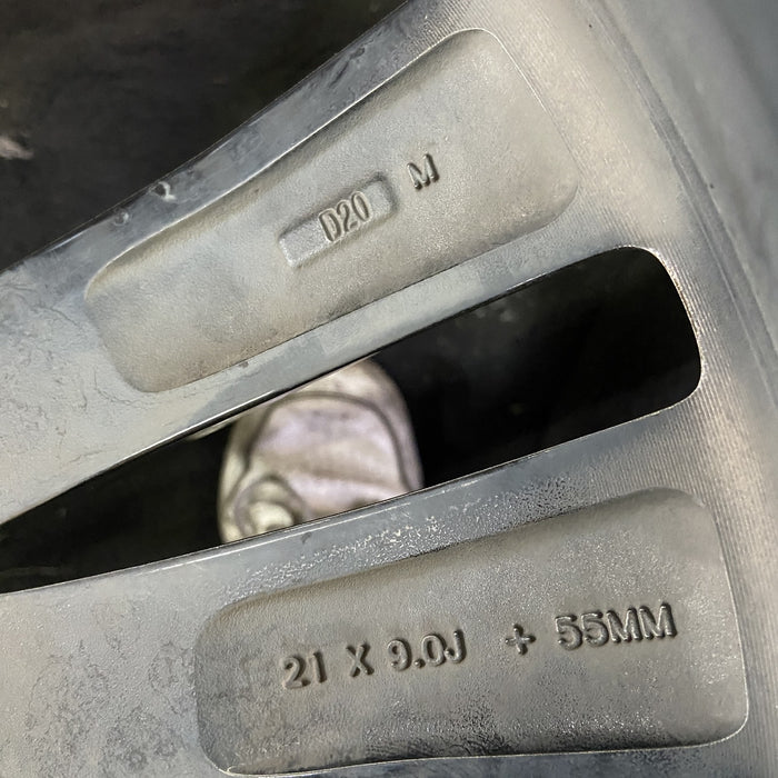 21" EDGE 19 21x9 , Original OEM Wheel Rim - Back View