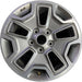 17" WRANGLER 13 17x7.5, 10 hole, , w/machined accent, gray Original OEM Wheel - Front View