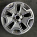 17" WRANGLER 13 17x7.5 10 hole w/machined accent gray Original OEM Wheel Rim - Front View
