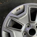 17" WRANGLER 13 17x7.5 10 hole w/machined accent gray Original OEM Wheel Rim - Side Profile