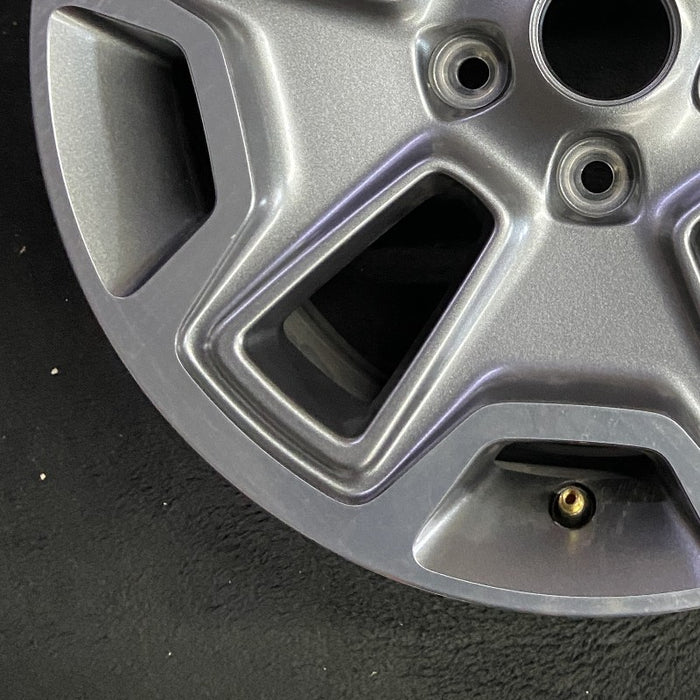 17" WRANGLER 13 17x7.5 10 hole w/machined accent gray Original OEM Wheel Rim - Additional View